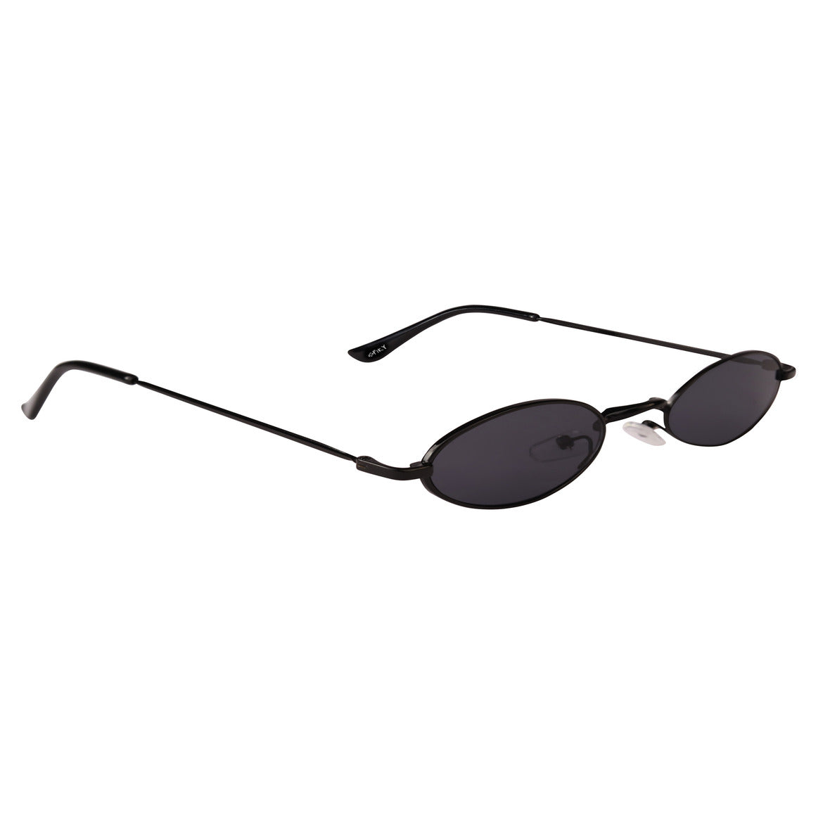 Spiky 100 % UV Protection Oval Sunglasses - Black